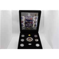 2002 - NHL Medallion, Puck and pin and Stamp set