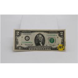 1976 USA $2 bill