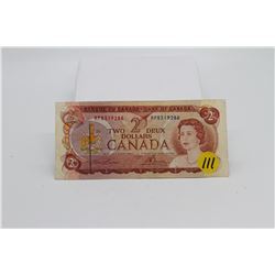 1974 Canadian $2 bill