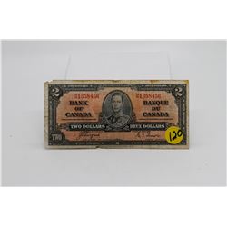 1937 Canadian $2 bill