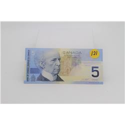 2002 Canadian $5 bill