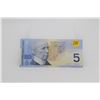 Image 1 : 2002 Canadian $5 bill