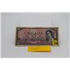 Image 1 : 1954 Canadian $10 bill - Face in Hair