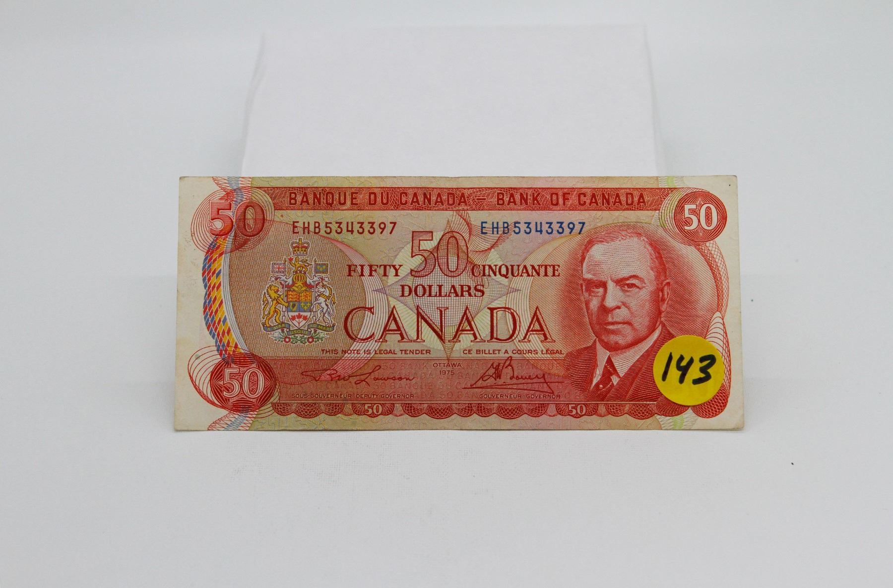 1975 Canadian 50 bill