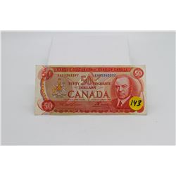 1975 Canadian $50 bill