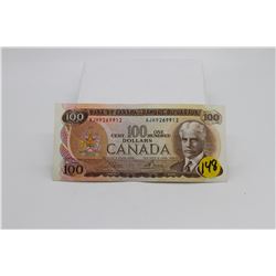 1975 Canadian $100 bill