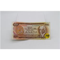 1975 Canadian $100 bill