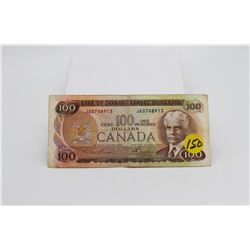 1975 Canadian $100 bill