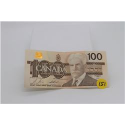 1988 Canadian $100 bill