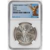 Image 1 : 1985Mo Mexico 1 Onza Libertad Silver Coin NGC MS67