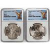 Image 1 : 1984-1985Mo Mexico 1 Onza Libertad Silver Coins NGC MS66