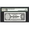 Image 2 : 1929 10 Unit American Bank Note Co. "Test Note" PMG Gem Uncirculated 65EPQ