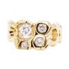 Image 2 : 14KT Yellow Gold 0.94 ctw Diamond Ring