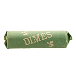 Roll of (50) Brilliant Uncirculated 1964 Roosevelt Dime Coins