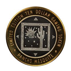 .999 Silver Rancho Mesquite Casino Nevada $10 Casino Limited Edition Gaming Token