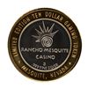 Image 2 : .999 Silver Rancho Mesquite Casino Nevada $10 Casino Limited Edition Gaming Token