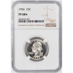 1956 Proof Washington Quarter Coin NGC PF68 Star