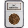 Image 1 : 1906-S $20 Liberty Head Double Eagle Gold Coin NGC MS63