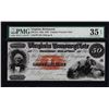 Image 1 : 1862 $50 Virginia Treasury Note Richmond Obsolete Note PMG 35EPQ