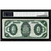 Image 2 : 1891 $1 Treasury Note Fr.351 PMG Choice Very Fine 35