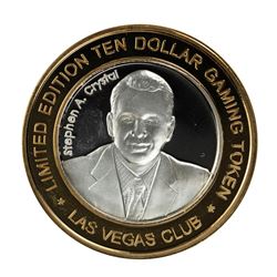 .999 Silver Las Vegas Club $10 Limited Edition Casino Gaming Token