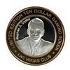 Image 1 : .999 Silver Las Vegas Club $10 Limited Edition Casino Gaming Token