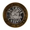 Image 1 : .999 Fine Silver St. Croix Casino Turtle Lake $10 Limited Edition Gaming Token