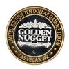 Image 2 : .999 Silver Golden Nugget Las Vegas $10 Limited Edition Casino Gaming Token