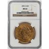 Image 1 : 1895-S $20 Liberty Head Double Eagle Gold Coin NGC MS62