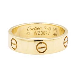 Cartier 18KT Yellow Gold Love Ring