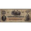 Image 1 : 1862 $100 Confederate States of America Note