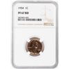 Image 1 : 1954 Proof Lincoln Wheat Cent Coin NGC PF67RD