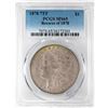 Image 1 : 1878 7TF Reverse of 1878 $1 Morgan Silver Dollar Coin PCGS MS65 Nice Toning