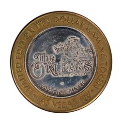 .999 Silver The Orleans Hotel & Casino Las Vegas, NV $10 Casino Token Limited Edition