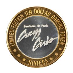 .999 Silver Riviera Hotel & Casino Las Vegas $10 Casino Limited Edition Gaming Token