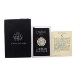 1883-CC $1 Morgan Silver Dollar Coin GSA Uncirculated w/Box & COA