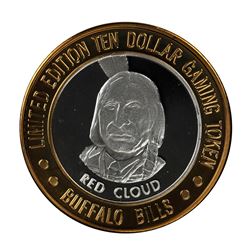 .999 Silver Buffalo Bills Resort & Casino $10 Limited Edition Gaming Token
