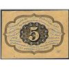 Image 2 : July 17, 1862 First Issue Five Cents Fractional Currency Note