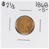 Image 1 : 1868-S $2 1/2 Liberty Head Quarter Eagle Gold Coin