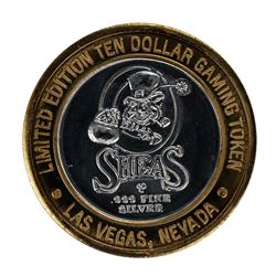 .999 Silver Osheas Casino Las Vegas, Nevada $10 Casino Limited Edition Gaming Token