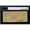 Image 2 : 1861 $100 State of Florida Tallahassee Cr.2 Obsolete Note PMG About Uncirculated 55