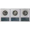 Image 2 : Lot of 1961-1963 Proof Franklin Half Dollar Coins PCGS PR65 Old Green Rattlers