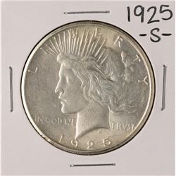 1925-S $1 Peace Silver Dollar Coin