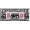 Image 1 : 1901 $10 Bison Legal Tender Note