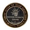 Image 1 : .999 Silver Rancho Mesquite Casino Nevada $10 Casino Limited Edition Gaming Token