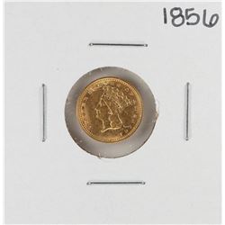 1856 $1 Indian Princess Head Gold Dollar Coin