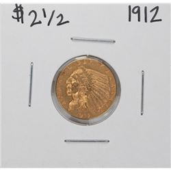 1912 $2 1/2 Indian Head Quarter Eagle Gold Coin