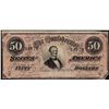 Image 1 : 1864 $50 Confederate States of America Note