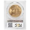 Image 2 : 1908 No Motto $20 St. Gaudens Double Eagle Gold Coin PCGS MS62