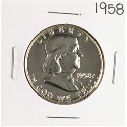 1958 Proof Franklin Half Dollar Coin